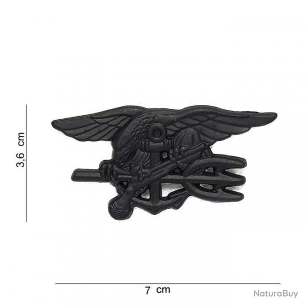 Insigne US Navy Seal noir Grand