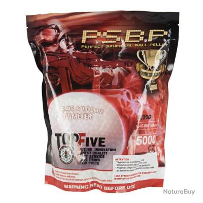 Billes Airsoft G&G ABS 6 Mm 0,20 G – Sac 1 Kg (≈ 5000 Billes) Ultra-Précision – Import Japon