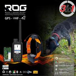 RoG Master & Speeder. Repérage chien GPS hybride VHF + GSM