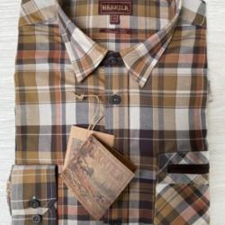 CHEMISE HARKILA NEWTON tapenade CHECK    XL.    Enchère a 1 sans réserve