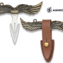 Couteau  de Ceinture PUSH DAGGER decor ailes Aigle