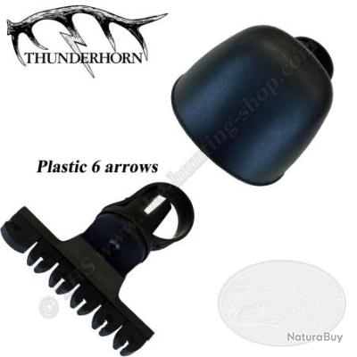 Carquois En Cuir Suédé Pour Tir à L'Arc - Noir - Bandoulière Réglable + Protège-Bras