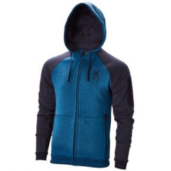 Sweatshirt zippé Browning Snapshot 2 Tones Bleu