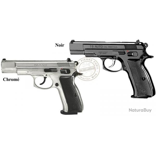 Pistolet alarme KIMAR CZ 75 - Cal. 9mm PAK Chrome