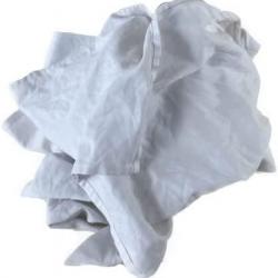 Chiffon d'essuyage blanc coton - carton 10kg