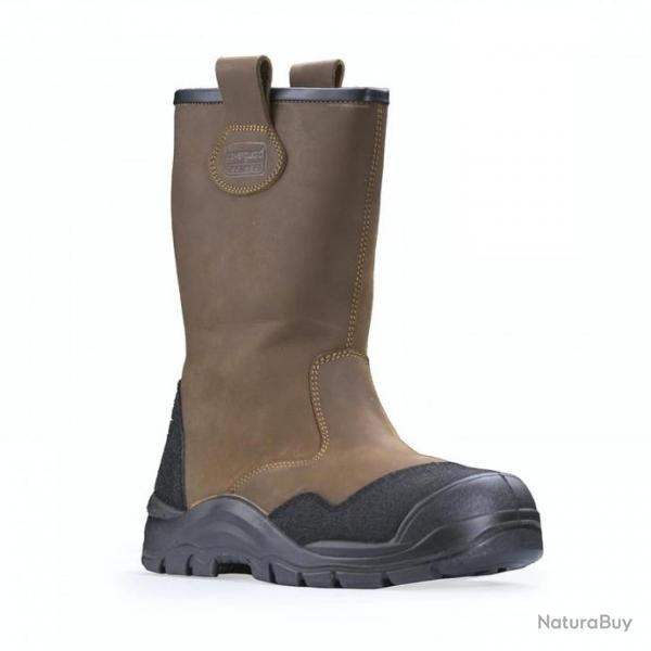 Bottes de scurit Coverguard Pyrope S3 Src Ci marron cuir fourres