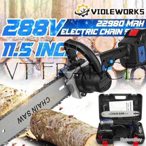 Tronconneuse Electrique Sans Fil PRO 30CM, Modele: 2 Batteries