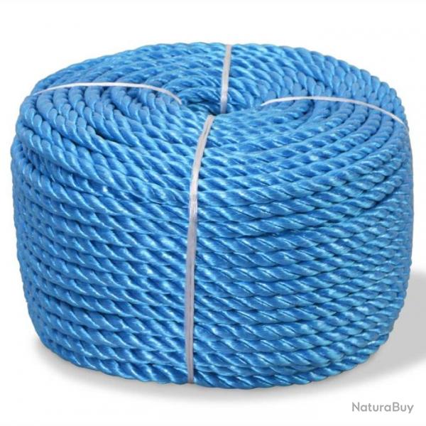 Corde torsade polypropylne 8 mm 200 m bleu cable de construction 02_0003413