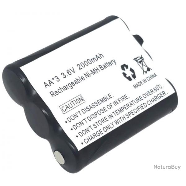 Batterie NiMH 2000 mAh compatible Motorola T82 et T82 Extrme