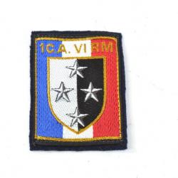 Insigne patch de bras brodé à coudre 1 C.A. VI RM 1 corp d'Armée 5 Région Militaire