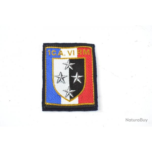 Insigne patch de bras brod  coudre 1 C.A. VI RM 1 corp d'Arme 5 Rgion Militaire
