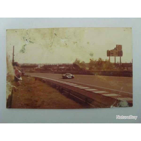 VINTAGE PHOTO ORIGINALE 24 HEURES DU MANS VOITURE de COURSE RONDEAU OTIS 1981/82