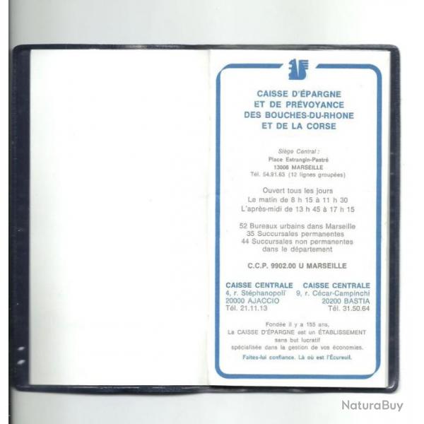 NEUF 1979 CARNET LIVRET AGENDA VIERGE BANQUE CAISSE D'EPARGNE - Publicitaire Note RDV