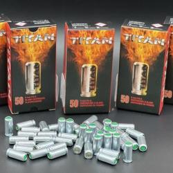 5X Boîtes de 50 balles à blanc Titan 9mm PAK