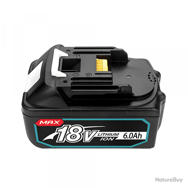 Batterie Compatible Makita BL1830 1815 1860 18V, Modele: 6.0Ah