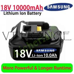 Batterie Compatible Makita BL1830 1815 1860 18V, Modele: 10.0Ah SAMSUNG