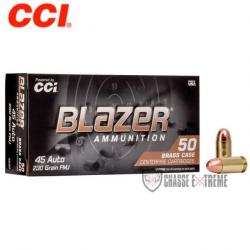 50 Munitions CCI Blazer Brass Cal 45 Acp 230Gr FMJ