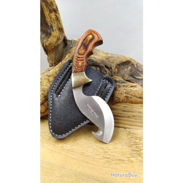 Couteau de Chasse Guthook Designed By JERRY GARDUER  F15480W07N