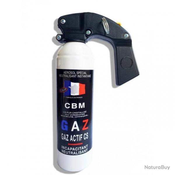 Bombe CBM pro 500ml gaz cs poigne standard