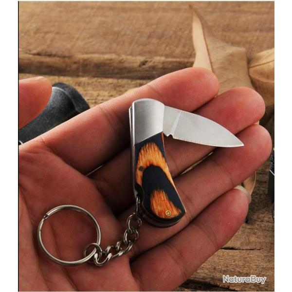 Mini Canif couteau pliant porte cl