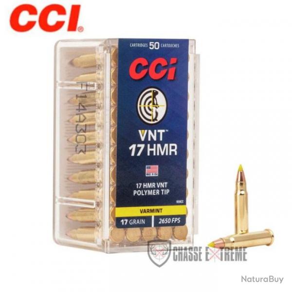 50 Munitions CCI VNT Cal 17Hmr 17Gr