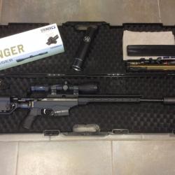 TIKKA T3x A1 GAUCHER 308 Win - STEINER RANGER 3-12x56 - modérateur