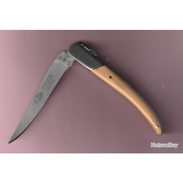 LOTUS BUIS GRATUIT à votre Prénom couteau class