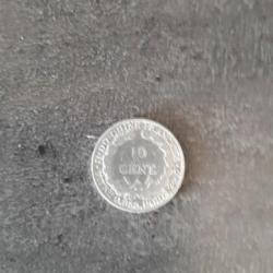 Vend pièce de monnaie indo Chine française de 10 cent de 1903 faire offre