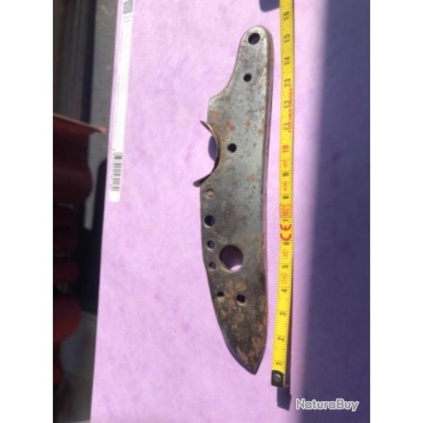 Ancienne platine de fusil  silex