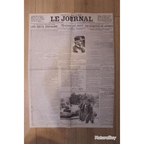 "Le Journal "  3 dcembre 1918 - Premire guerre mondiale
