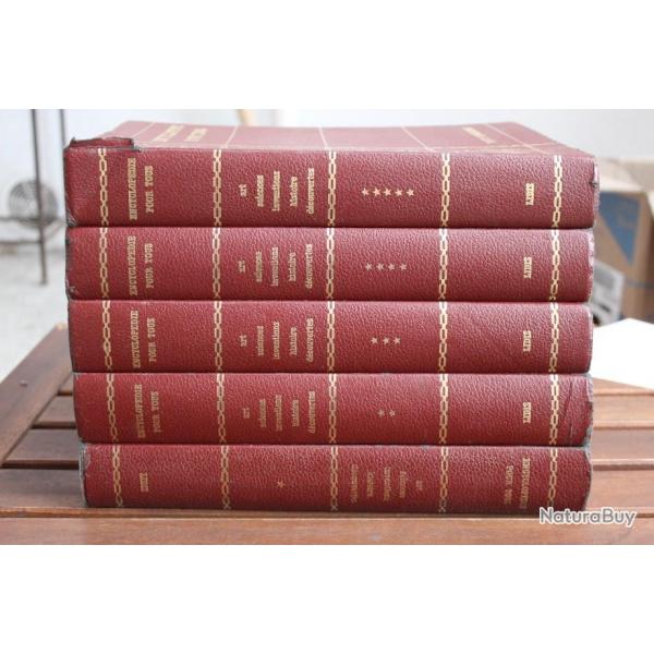 Collection Encyclopdie pour tous - 5 volumes - Livre ancien