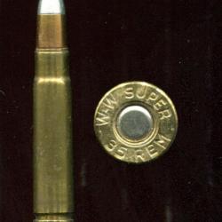 .35 Remington - fabrication Winchester WW SUPER - balle cuivre pointe aluminium