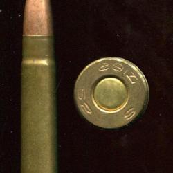 .35 Remington - RARE fabrication Espagnol à Séville - balle cuivre pointe plomb
