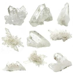 Petit amas de cristal de roche - 3 à 4 cm - A l"unité