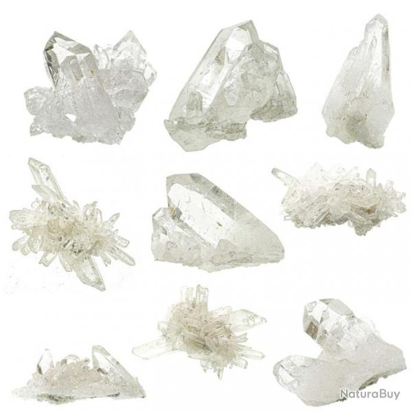 Petit amas de cristal de roche - 3  4 cm - A l"unit