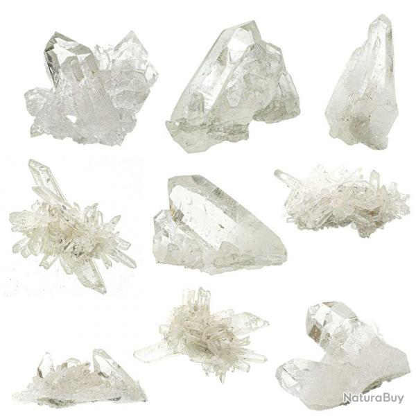 Petit amas de cristal de roche - 3  4 cm - A l"unit