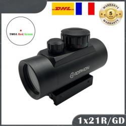 Points Rouge 1x35 Vert portée 5MOA Fusil Chasse Collimateur Tactique Garantie 5 Ans Tir Tubulaires