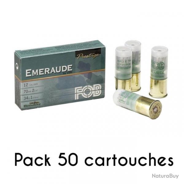 50 munitions FOB Brenneke Emeraude 34g 12/70 