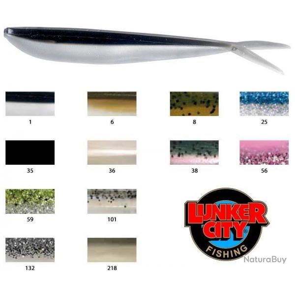 Promo: Leurre Lunker City Fin-S 4" S&P blue par 10