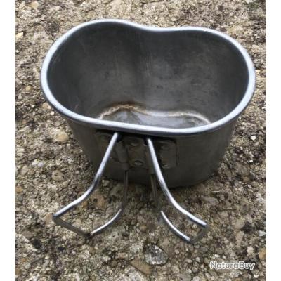 Gamelle Quart De Gourde Militaire En Aluminium – Occasion