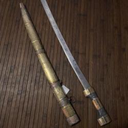 BEAU ET RARE SABRE BÉDOUIN D'ARABIE SAOUDITE