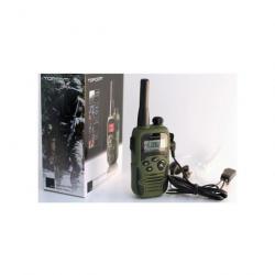 Talkie walkie - PMR - Twintalker 9500 + 1 classic PTT + 1 kit de têteZ124 - Topcom