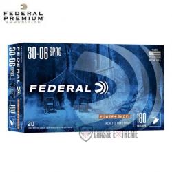 20 Munitions FEDERAL Power Shok Cal 30-06 180Gr Soft Point