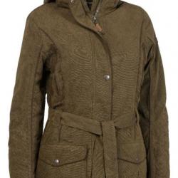 Veste de Chasse Femme Percussion Rambouillet Kaki