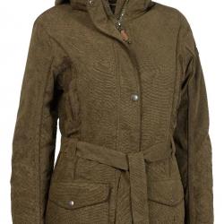 Veste de Chasse Femme Percussion Rambouillet Kaki