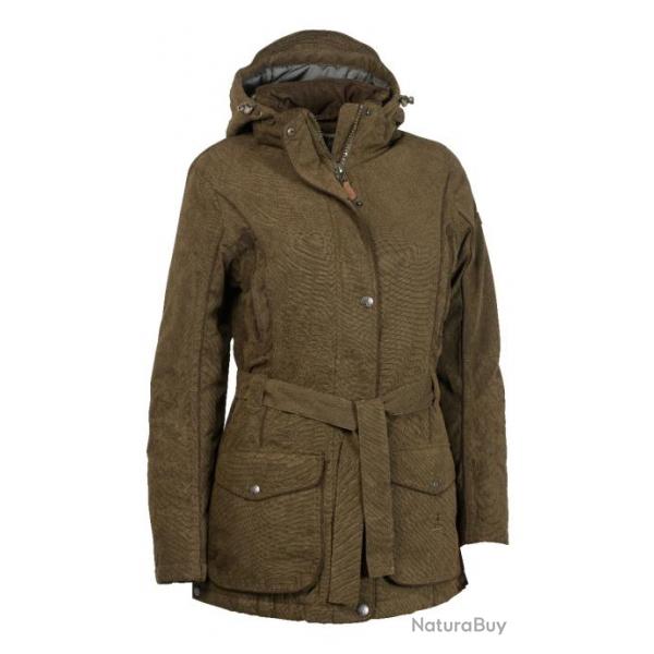 Veste de Chasse Femme Percussion Rambouillet Kaki