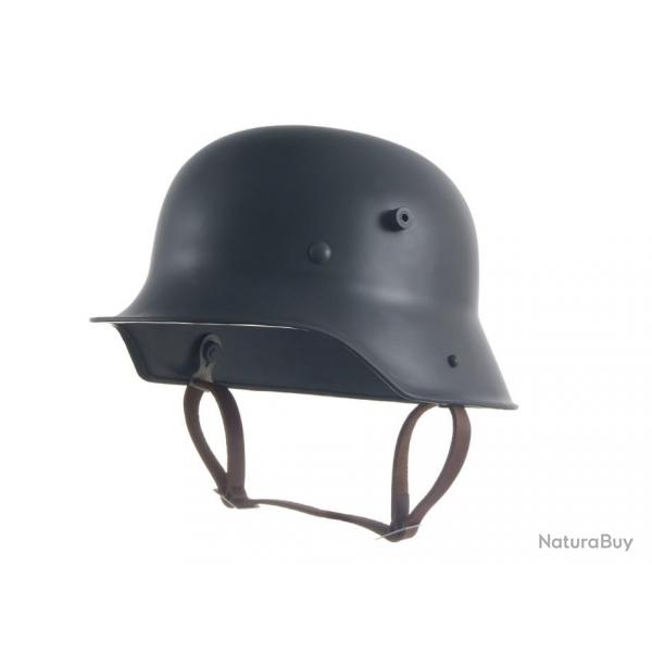 CASQUE MILITAIRE ALLEMAND M1916 GRIS DE LA PREMIERE GUERRE MONDIALE( REPRODUCTION )