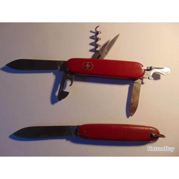 couteaux suisse  de  collection       plusse couteaux de poche des anne  60 bonne tat