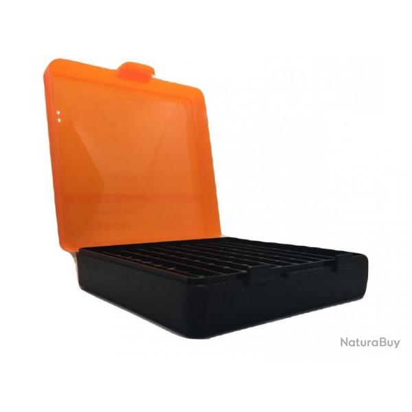 Bote de rangement 100 cartouches cal. 380 / 9mm / 7.65mm - Orange