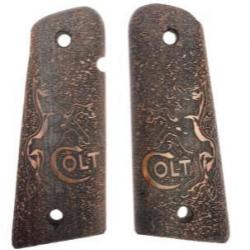 Poignée en bois personnalisée avec Logo Colt 1911, découpée au Laser